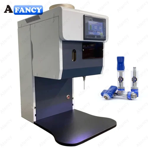 Manual bench top cartridge filling gun for precise vape oil filling