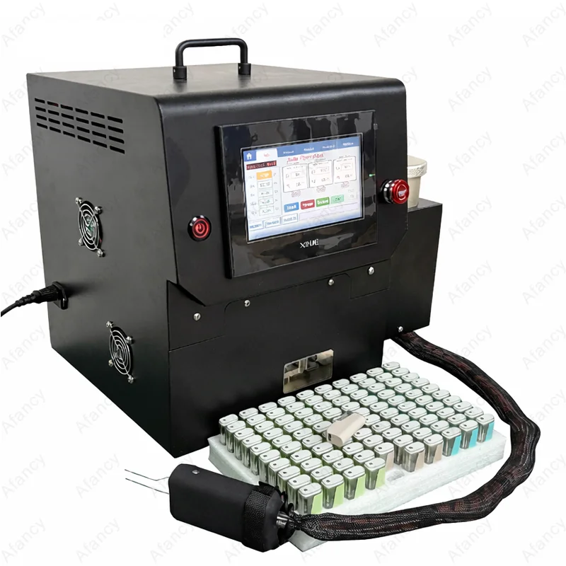 Afm 09 Dual Flavor Cbd Cartridge Filling Machine AFM-09 dual flavor CBD cartridge filling machine for licensed manufacturers