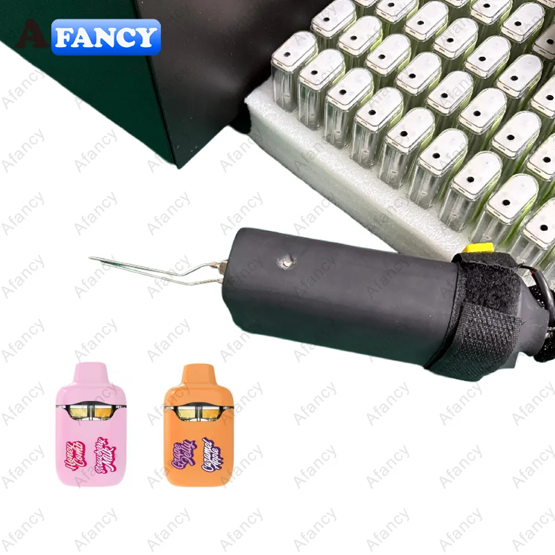 Afm 09 Dual Oil Path Filling System Dual oil path system on AFM-09 CBD cartridge filling machine