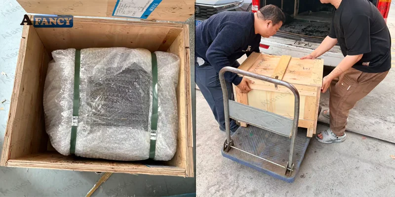 Afm 09 Filling Machine Packaging For Shipment