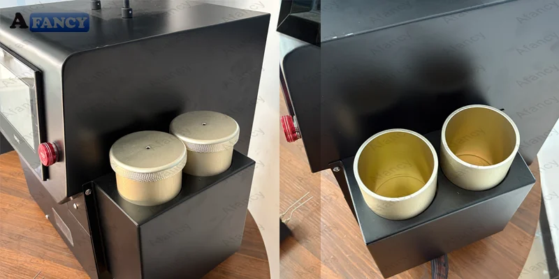 Independent dual oil path system on AFM-09 cartridge filling machine