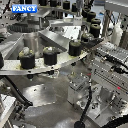 Internal filling system of the CFM-03 automatic cone filling machine for pre-rolled cones