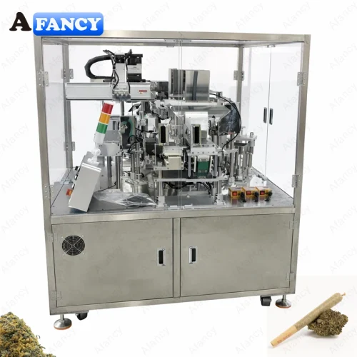 CFM-03 automatic cone filling machine installed in a regulated production facility