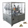 Front view of CFM-03 automatic cone filling machine for pre-roll manufacturing
