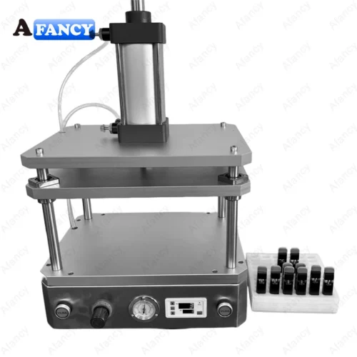 Customer using ACM-05 cartridge capping machine