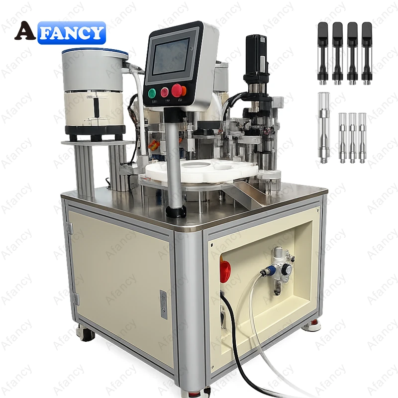 510 cartridge filling and capping machine for automated production