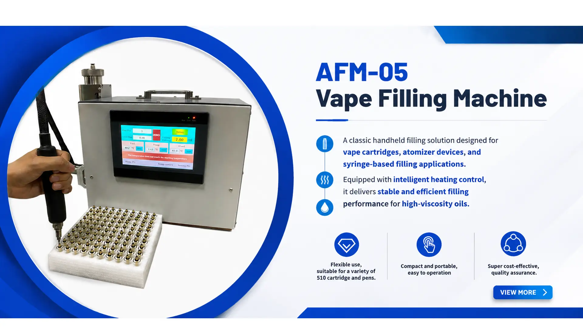 Afm 05 Vape Filling Machine Banner1920.1080